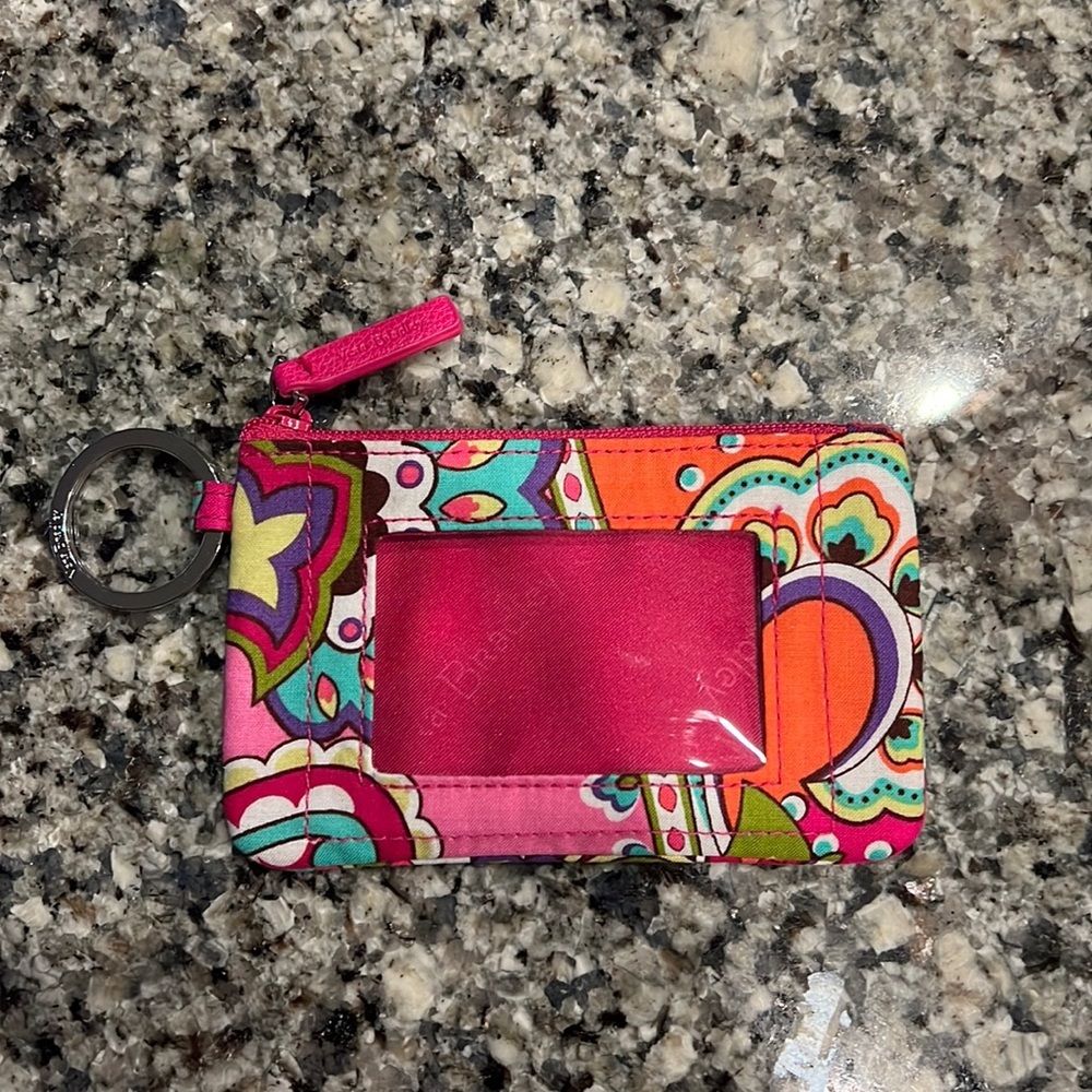 Vera Bradley ID and credit card holder, EUC